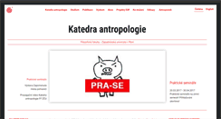 Desktop Screenshot of antropologie.org