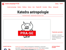 Tablet Screenshot of antropologie.org
